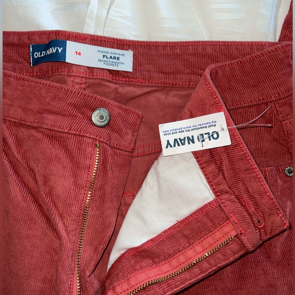 Brand New Old Navy Velvet Flare Pants
